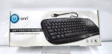 ONN Wired Keyboard ONA11H0089 USB Connection Compatible W/PC Or MAC - Black picture