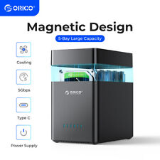 ORICO 5 Bay 3.5inch SATA Hard Drive Enclosure USB3.0/ Type C HDD Docking Station picture