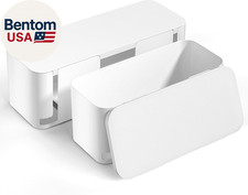2 Pack Cable Management Box, Pet Friendly Cord Organizer Box for Home & Office, picture
