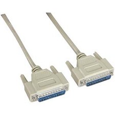 15Ft DB25 M/M Serial Cable 25C Straight picture