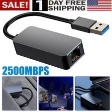 NEW 2.5G USB 3.1 Ethernet Adapter To 2.5 Gigabit RJ45 LAN Network Adapter Cable picture