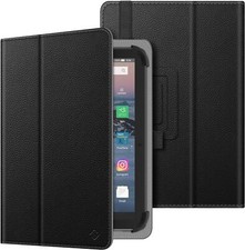 Universal Case for 7-8 Inch Tablet eReader Folio Cover Book Style w Hand Strap picture