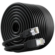FTP Shielded Cat 6 Outdoor Ethernet Cable 200 FT, 10Gbps 550Mhz 23AWG OFC Pure picture
