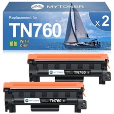 Toner Cartridge Compatible Replacement for Brother TN760 TN730 TN-730/TN-760 ... picture