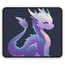 Pink and Purple Dragon Gaming Mouse Pad picture