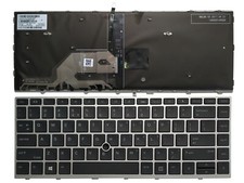 Laptop NEW For HP Probook 640 G4 G5 645 G4 G5 Keyboard US Silver Frame picture