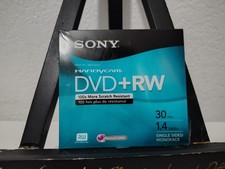 New Sealed X 1 Sony HandyCam DVD+RW 30 Min 1.4 GB Single-Sided Video Disc  picture