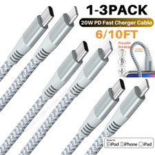 20W USB to Type-C Charger Cable PD Fast Charging Cord for iPhone 14 13 12 11 XR picture