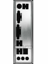 OEM I/O Shield For backplate GIGABYTE GA-A75M-S2V Motherboard Backplate IO picture