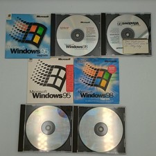 Microsoft Windows 95 98 SE 2000 Professional Software Lot 7 Copies Vintage PC CD picture
