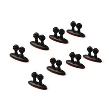 8Pcs Reusable Car Wire Cord Clips Black Durable Cable Organizer Holder picture