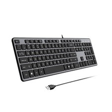 Wired USB Keyboard Comfortable Quiet Chocolate Keys Durable Ultra-Slim Wired ... picture