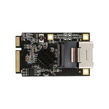 CY Mini PCI-E to Mini SAS SFF-8087 Four Ports Adapter SATA 3.0 6Gbps for SSD picture