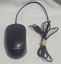 Mouse - Insignia, Wired Black USB Plug In - Tested And Working picture