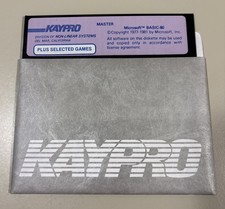 Vintage 1981 KAYPRO Microsoft BASIC- 80 Software 5.25” Floppy Disk VHTF picture