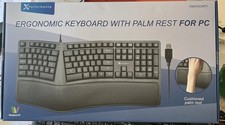 X9 Performance Ergonomic Computer Keyboard (X9RFERGOKEY) For Windows PC Open Box picture
