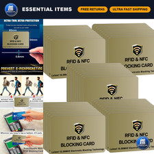 50 Pack RFID Blocking Cards for Credit Debit ID, Secure Identity Protection picture