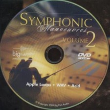 Symphonic Cinematic Loops Vol. 2 PC DVD collection of sound effects wav acid etc picture