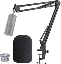 Razer Seiren X Boom Arm with Pop Filter - Mic Stand with Foam Cover Windscreen f picture