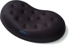 Almohadilla Ergonomica para Muñeca de Ratón Espuma Memory Alivio Dolor Negro picture