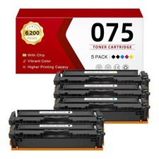 5 Pack 075 Toner Cartridge Set for Canon ImageCLASS MF665CDW MF662CDW LBP646Cdw picture