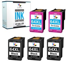 CMYi 5-Pack Replacement 64XL Ink Cartridges for HP ENVY 7132 7155 7158 7164 picture