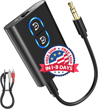 Transmisor y receptor Bluetooth 5.3 para TV y auriculares inalámbricos picture
