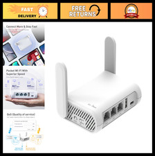 Portable AC1200 Dual-Band Travel Router, 3 Gigabit Ports, OpenVPN, WireGuard, 14 picture