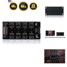 NA-FH1, 8 Channel Fan Hub for up to Eight 12V or 5V Based 4-pin PWM or 3-pin ... picture