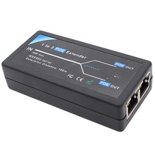 POE Extender 2 Port PoE-Powered PoE-sourcing ethernet Switch Repeater 100m 1 picture
