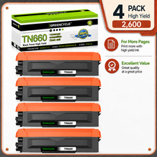 4PK TN660 TN-660 Toner Cartridge fit for Brother MFC-L2700DW L2720DW HL-L2360DW picture