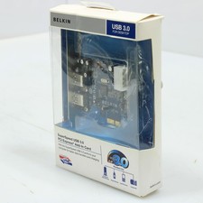 Belkin SuperSpeed USB 3.0 PCI Express Add-In Card New in Box picture