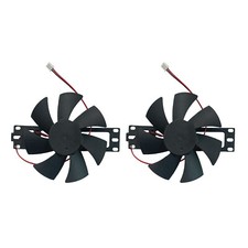 2-pk DC 12V 18V Universal Case Cooling Fan for Induction Cooker Repair picture