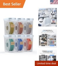 Filament Storage Box - 6 Pack Filament Container for 3D Printing Sealing and ... picture