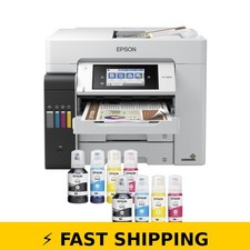 Epson EcoTank Pro ET-5800 Wireless Color All-in-One Printer - White picture