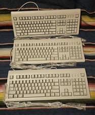 3x Vintage Apple M2980 Mechanical Keyboards NOS picture