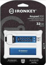 Kingston Ironkey Keypad 200 32GB Encrypted USB | Alphanumeric Keypad picture