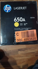 Genuine HP 650A LaserJet Toner Cartridge - Yellow For HP (CE272A) picture