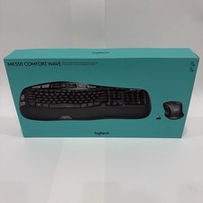 NEW IN BOX OPEN - Logitech MK550 Comfort Wave Wireless Keyboard K350 Mouse picture