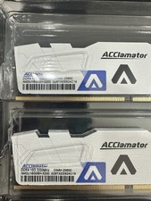 ACClamator OUNCE 32GB (2x16GB) DDR4 3200MHz PC4-25600 Desktop RAM Whit picture