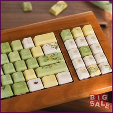 Ceramic Keycaps 120 Keys Osmanthus Oolong Keycap Set Cherry Profile KEYCAPS ONLY picture