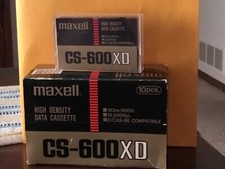 Maxell CS-600XD High Density Data Cassettes CS600XD  New Lot of 5  picture