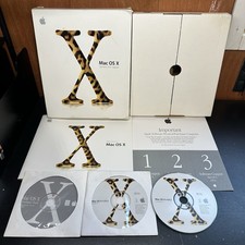 Vintage Apple Mac OS X v10.2 Jaguar Retail Box Set M8712LL/A w/ Dev Tools CIB 🍏 picture