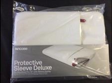 Incase Protective Sleeve Deluxe For MacBook Pro 15 Or iPad Pro.  White/Cranberry picture