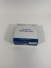 New Cable Matters 25-Pack 180005x25-WHT Cat6 RJ-45 Keystone Jack - White picture