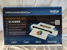 Brother DSmobile DS-820W Portable Sheet Scanner, White Wi-Fi. Cyber Monday Sale. picture