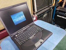Dell Inspiron 8100 PP01X Windows XP Era Laptop for parts no HDD vintage READ picture