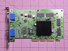 Nvidia GeForce2 MX400 32MB AGP Twin View DUAL monitor Video Graphics Card TESTED picture