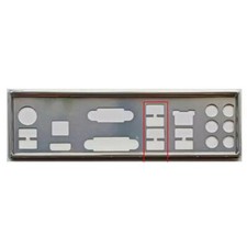 IO I/O SHIELD back plate BLENDE BRACKET for ASUS M5A88-V EVO  M4A88T-V EVO picture