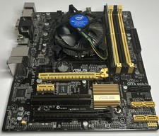 ASUS B85M-E Motherboard LGA1150 Intel CPU DDR3 RAM Cooler Combo picture